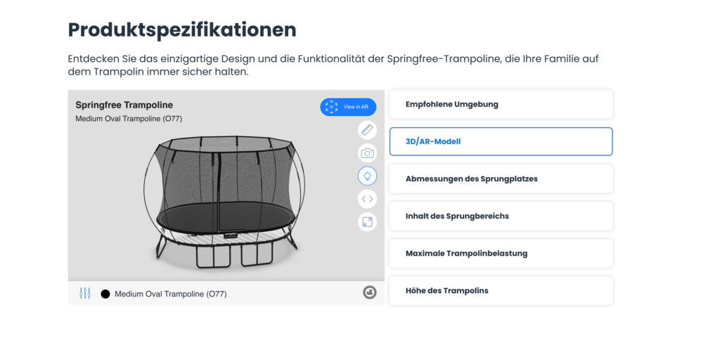 3D/AR Modell Taste